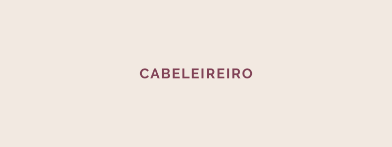 Curso de Cabeleireiro